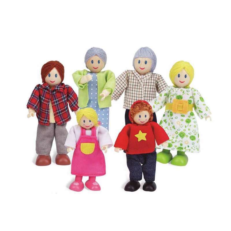 FAMILLE DE POUPÉES JOYEUSE HAPE