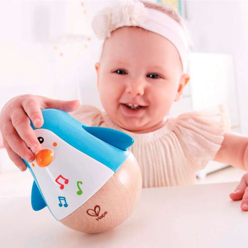 PINGOUIN CULBUTO MUSICAL HAPE