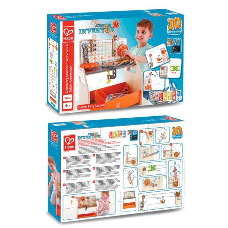 BANC DE TRAVAIL SCIENTIFIQUE JOUETS HAPE