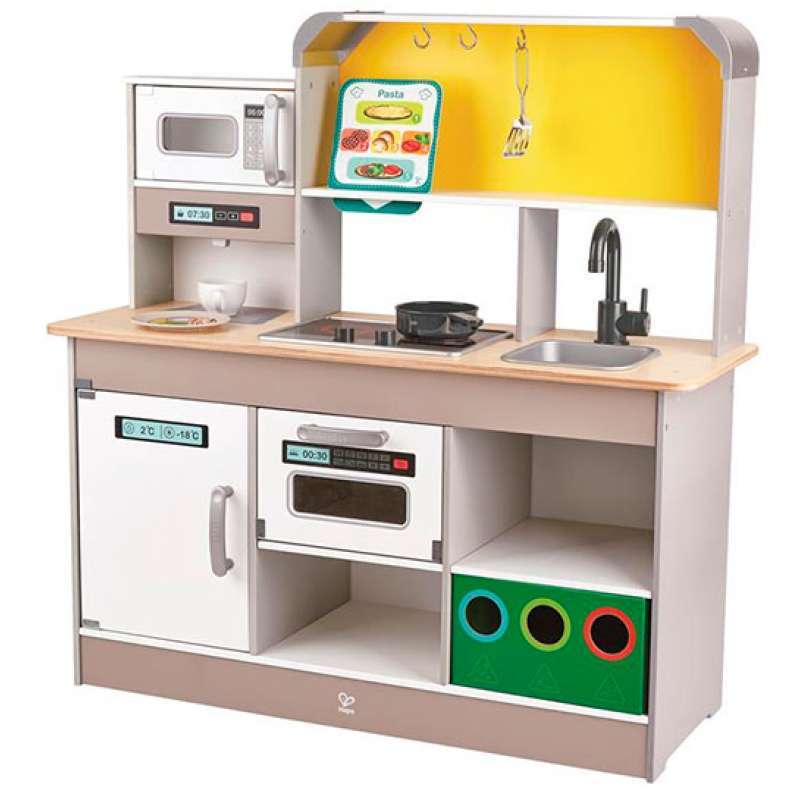 Cuisine Interactive En Bois Hape - Avec Sons Et Lumières, Ustensiles, Pour Enfants Dès 3 Ans