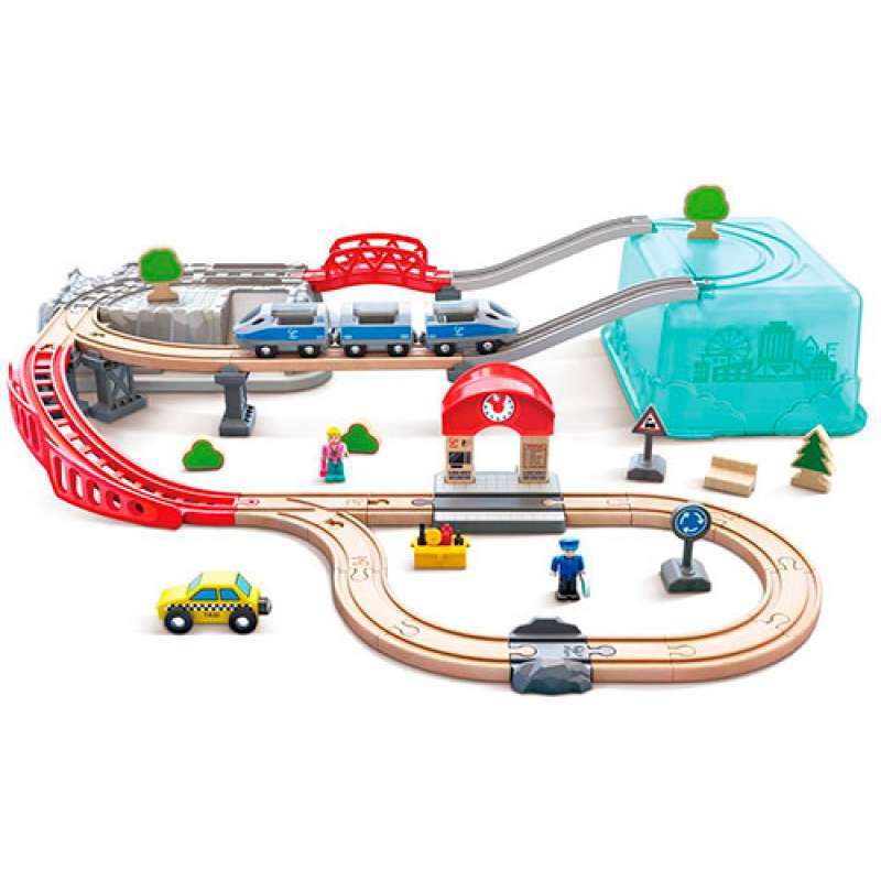 SET DE VOIES ET DE TRAINS HAPE CITY TRAIN