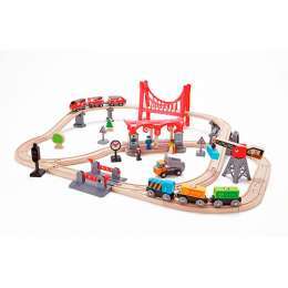 ENSEMBLE DE VOIES DE TRAIN HAPE BULLICIOUS VILLE
