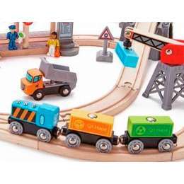 ENSEMBLE DE VOIES DE TRAIN HAPE BULLICIOUS VILLE