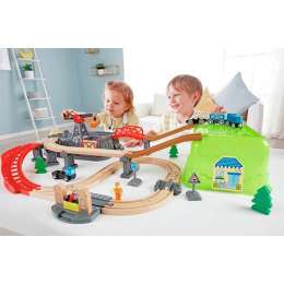 ENSEMBLE DE BLOCS DE CONSTRUCTION DE CHEMIN DE FER HAPE