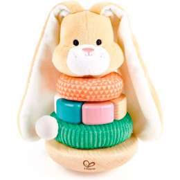 JEU D'ANNEAUX À EMPILER HAPE BUNNY STACKER